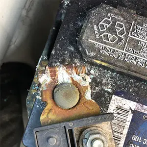 Corroded Battery Terminals